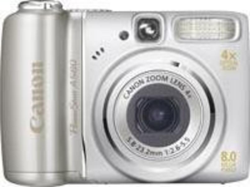 Canon PowerShot A580 front