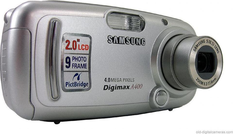 Samsung Digimax A400 angle