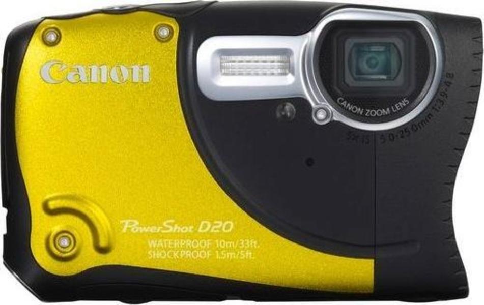 Canon PowerShot D20 front