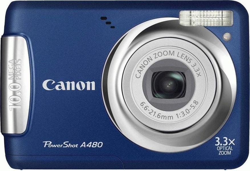 Canon PowerShot A480 front