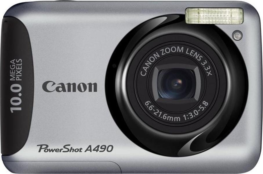 Canon PowerShot A490 front